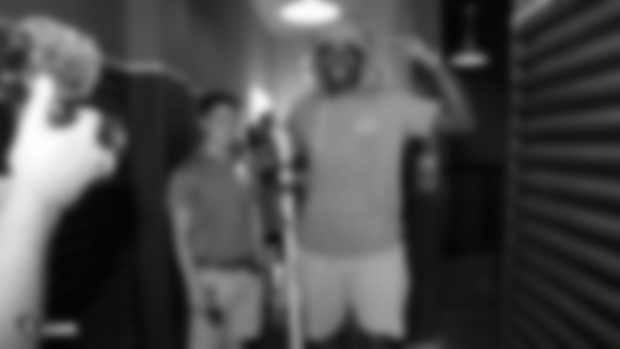 Oakland Raiders rookies enjoy a Rookie Activity, as part of Rookie Academy, at Six Flags: Discovery Kingdom, Thursday, June 21, 2018, in Vallejo, California.