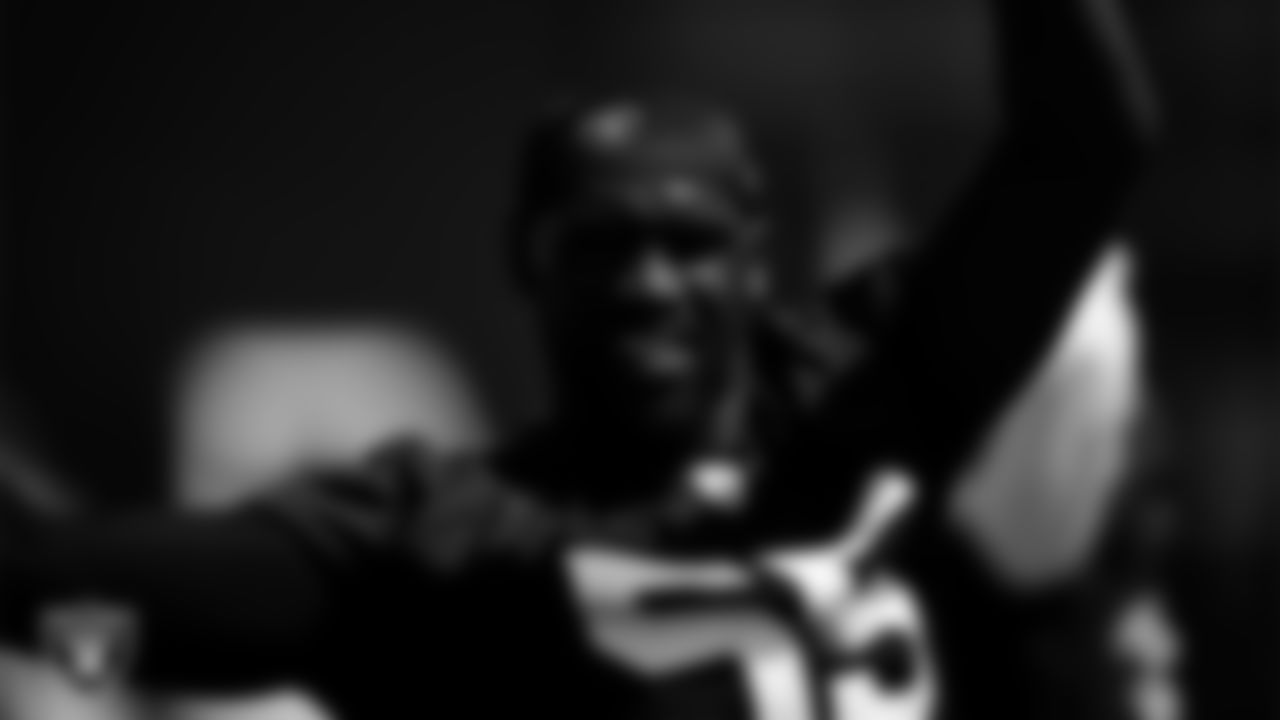 Las Vegas Raiders defensive end Chandler Jones (55) during Day Three of 2022 Veteran Minicamp.
