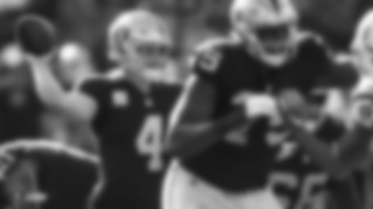 The Oakland Raiders regular season game against the Indianapolis Colts at Oakland-Alameda County Coliseum, Sunday, October 28, 2018, in Oakland, California.