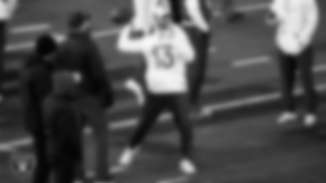 Las Vegas Raiders wide receiver Hunter Renfrow (13) participates in the NFL Pro Bowl Skills Challenge at the 2022 Pro Bowl.