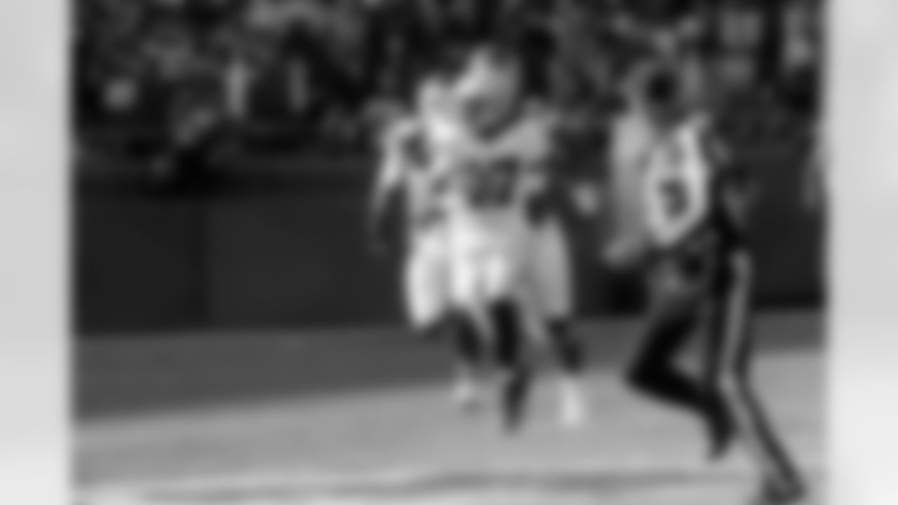 WR Denarius Moore totaled 96 yards on five catches.