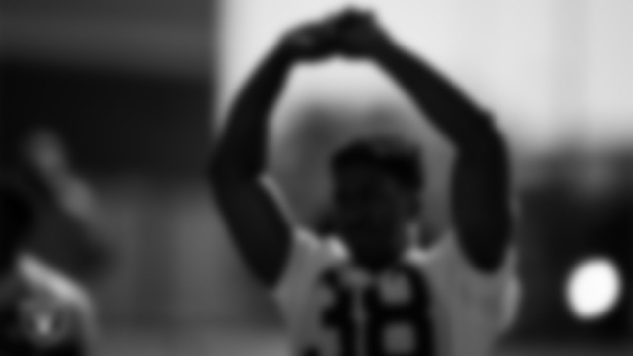 Las Vegas Raiders running back Brittain Brown (38) at a workout during phase two of the offseason program.