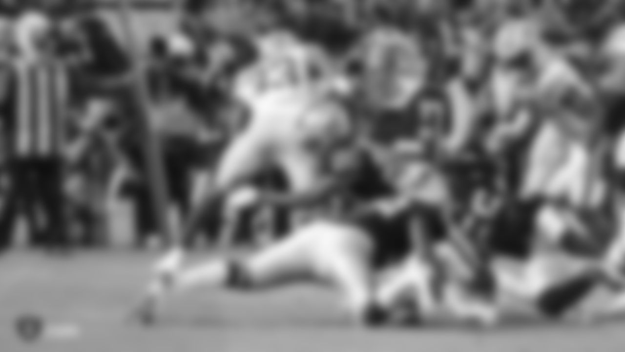 The Oakland Raiders preseason game against the Green Bay Packers at Oakland-Alameda County Coliseum, Friday, August 24, 2018, in Oakland, California.