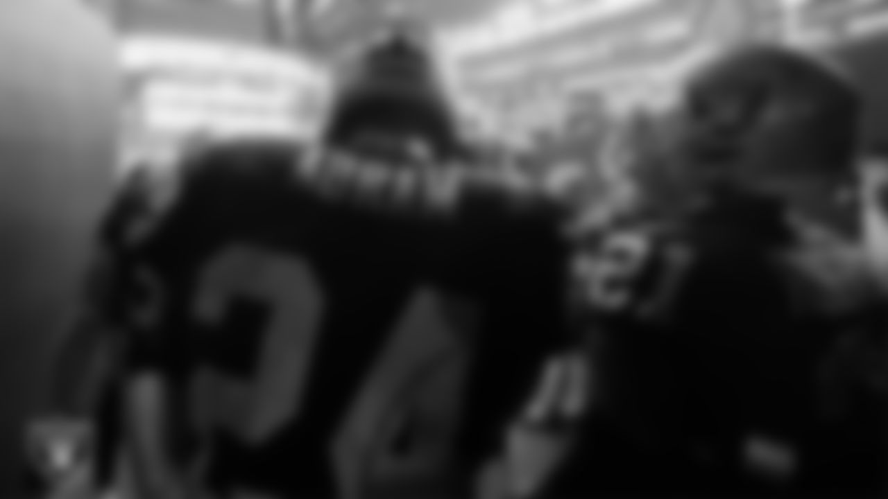Las Vegas Raiders safety Johnathan Abram (24) walks down the tunnel before the regular season away game against the Dallas Cowboys.