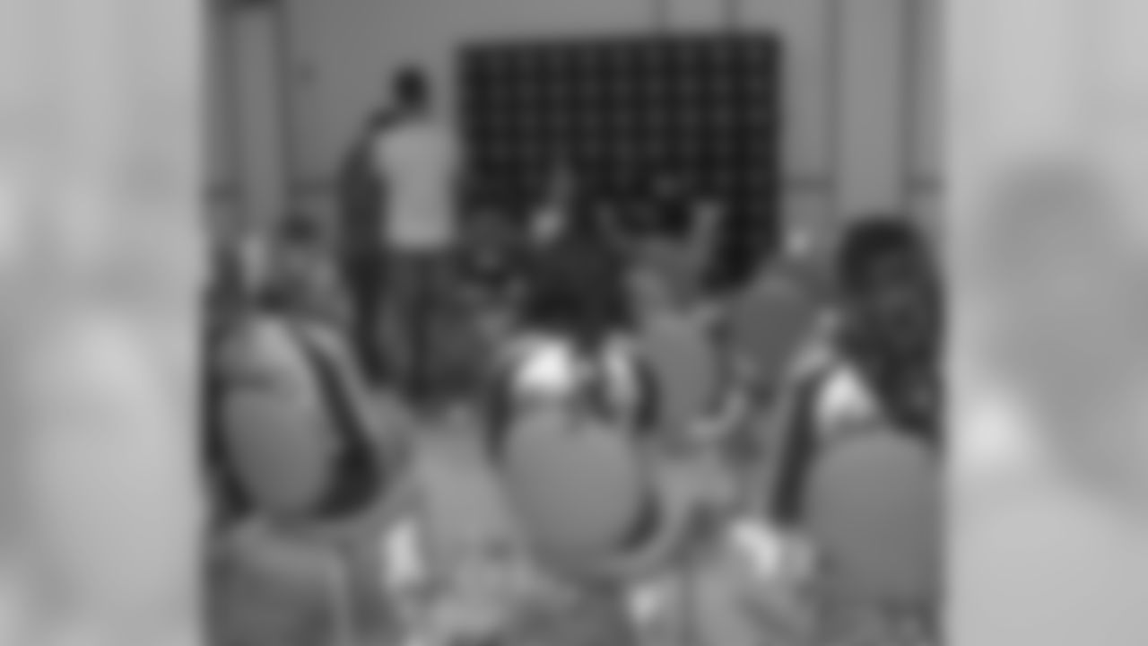 The Raiders and Raiderettes attended a media day at their hotel in Mexico.