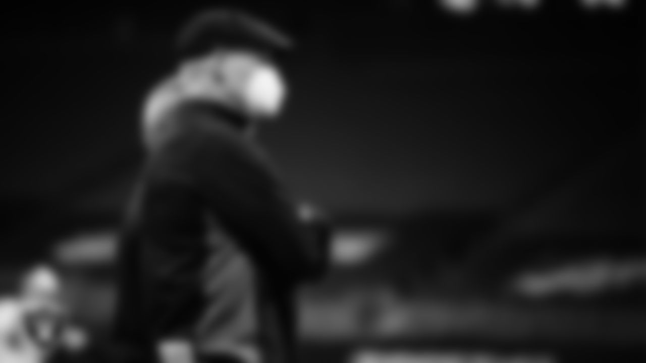 Las Vegas Raiders General Manager Mike Mayock before the regular season away game against the Atlanta Falcons.