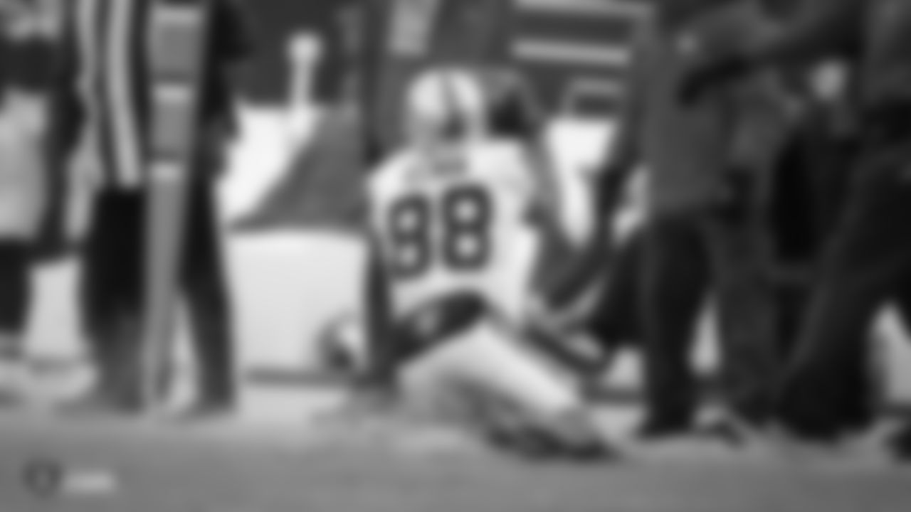 Oakland Raiders wide receiver Marcell Ateman (88) during the Oakland Raiders regular season game against the Kansas City Chiefs at Arrowhead Stadium, Sunday, December 30, 2018, in Kansas City, Missouri. The Oakland Raiders lost 35-3.
