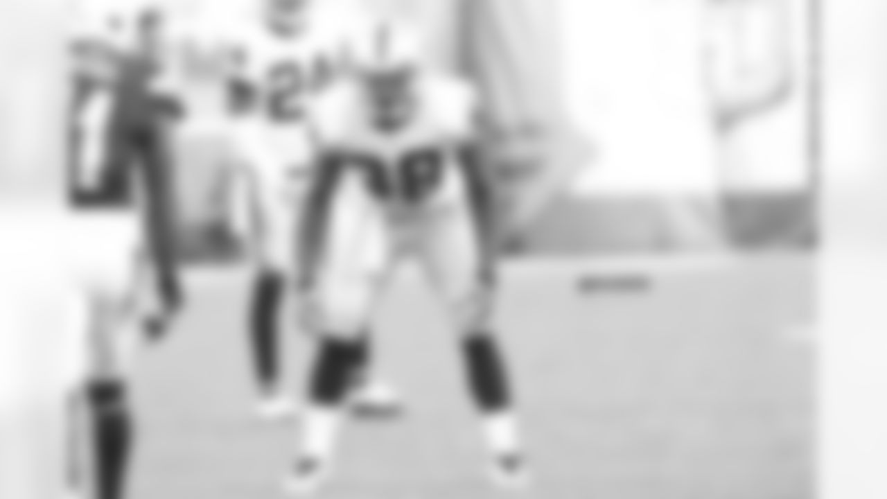 CB TJ Carrie lines up against a Chargers wide receiver.