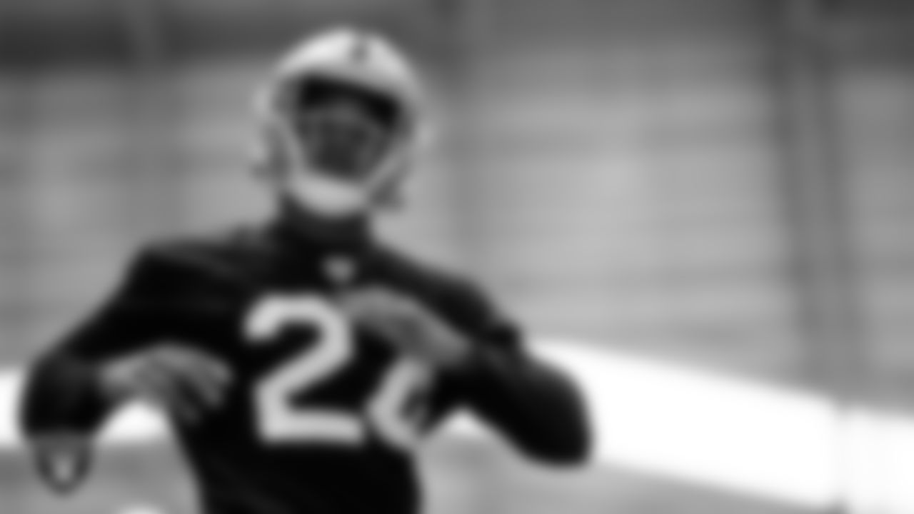 Las Vegas Raiders safety Johnathan Abram (24) at Mandatory Minicamp.