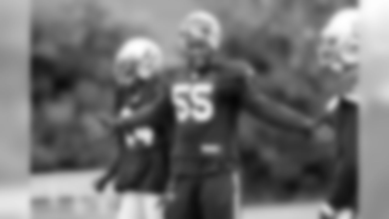 LB Rolando McClain asks for clearification. Photo By Tony Gonzales