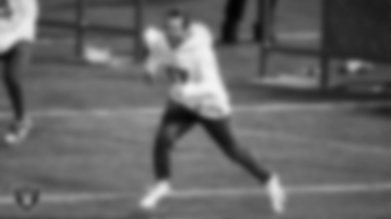 Las Vegas Raiders wide receiver Hunter Renfrow (13) participates in the NFL Pro Bowl Skills Challenge at the 2022 Pro Bowl.
