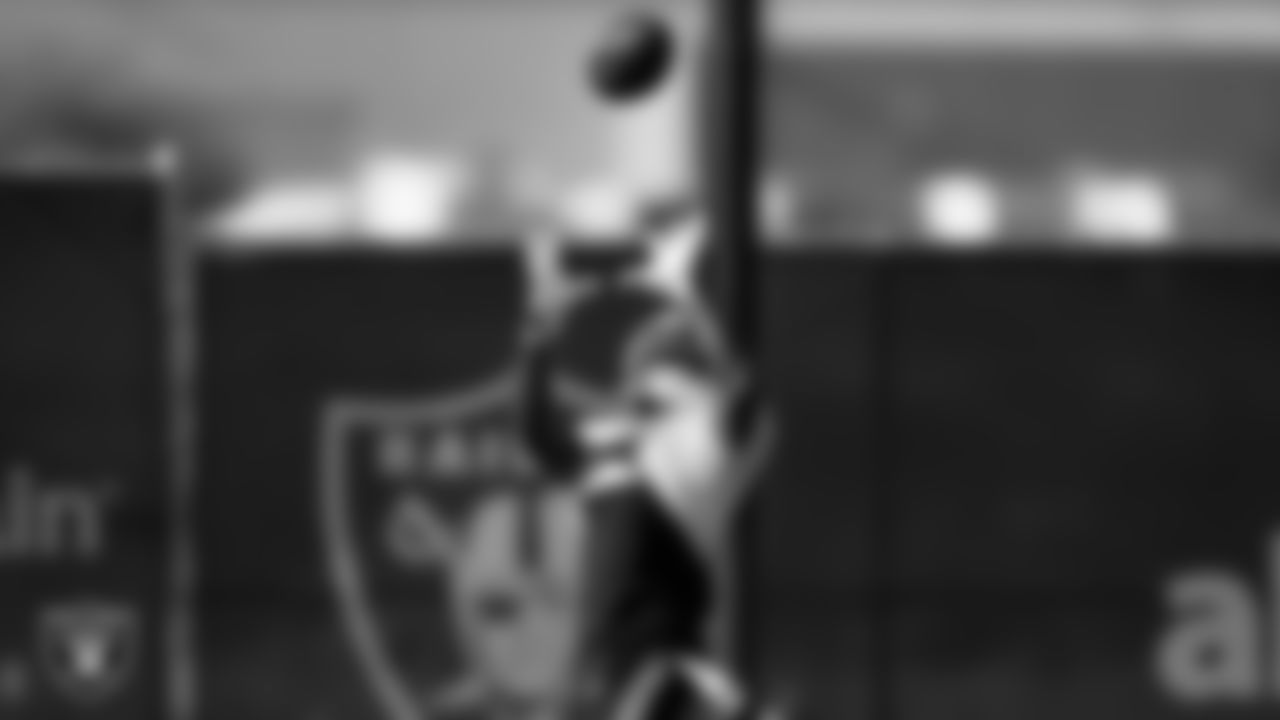 Las Vegas Raiders wide receiver Henry Ruggs III (11) on the field for practice at 2021 Training Camp.