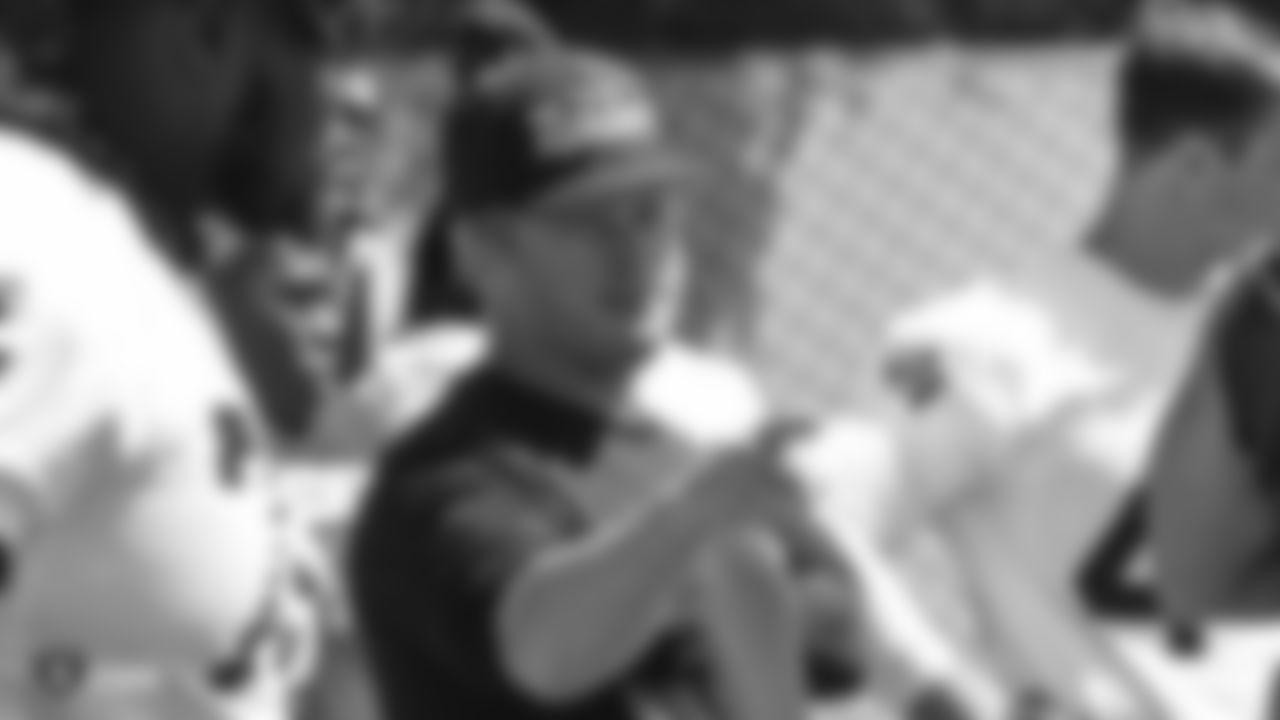 Oakland Raiders head coach Jon Gruden at a Mandatory Minicamp at the Oakland Raiders Practice Facility, Thursday, June 14, 2018, in Alameda, California.
