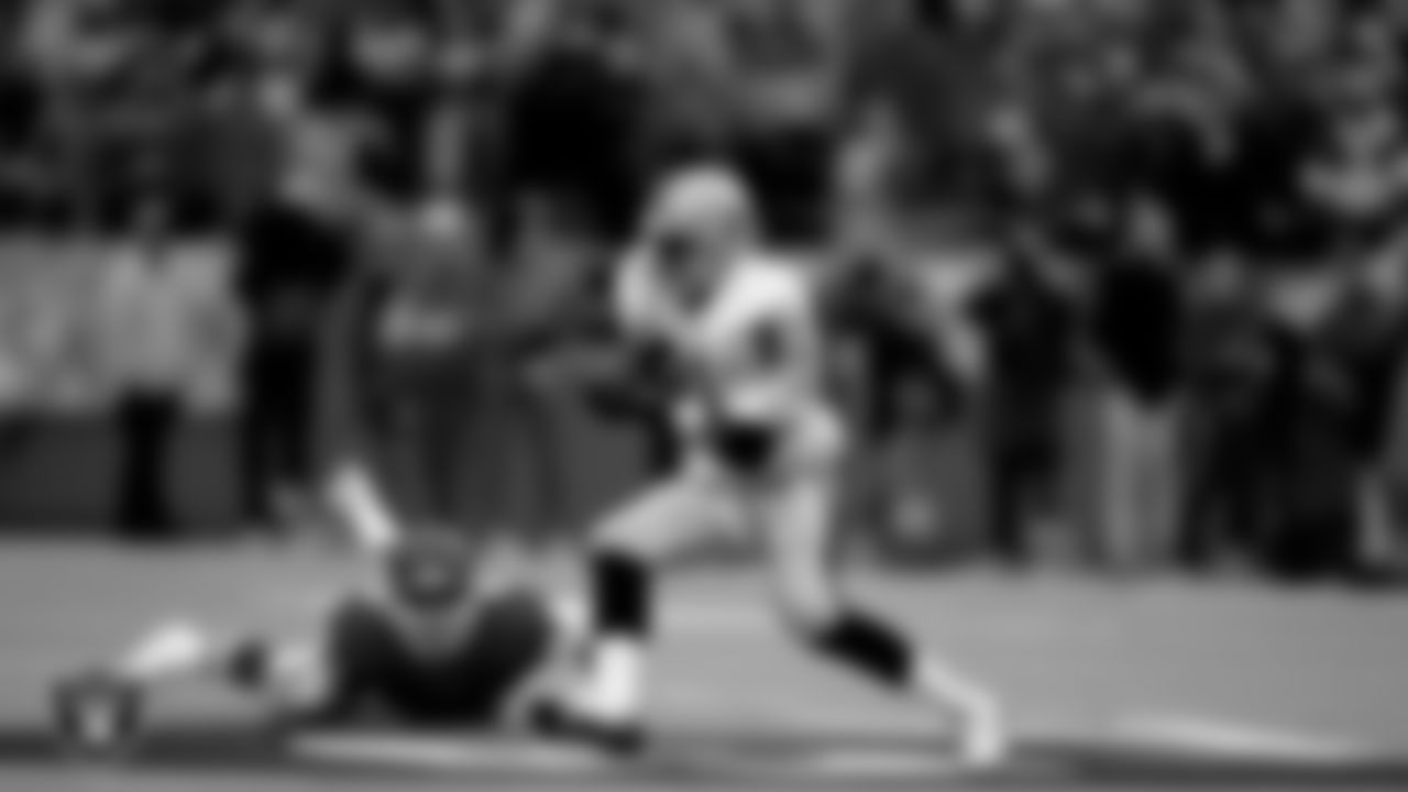 The Raiders selected Tim Brown in the 1st round of the 1988 NFL Draft. Brown played in 240 games with 198 starts recording 1,070 passes for 14,734 yards and 99 TDs. He also returned 320 punts for 3,272 yards and three touchdowns and returned 49 kickoffs for 1,235 yards and one TD. He was selected to play in nine Pro Bowls and enshrined in the Pro Football Hall of Fame in 2015.