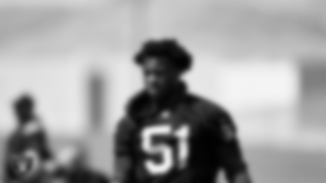 Las Vegas Raiders defensive end Malcolm Koonce (51) during Day One of 2022 Veteran Minicamp.