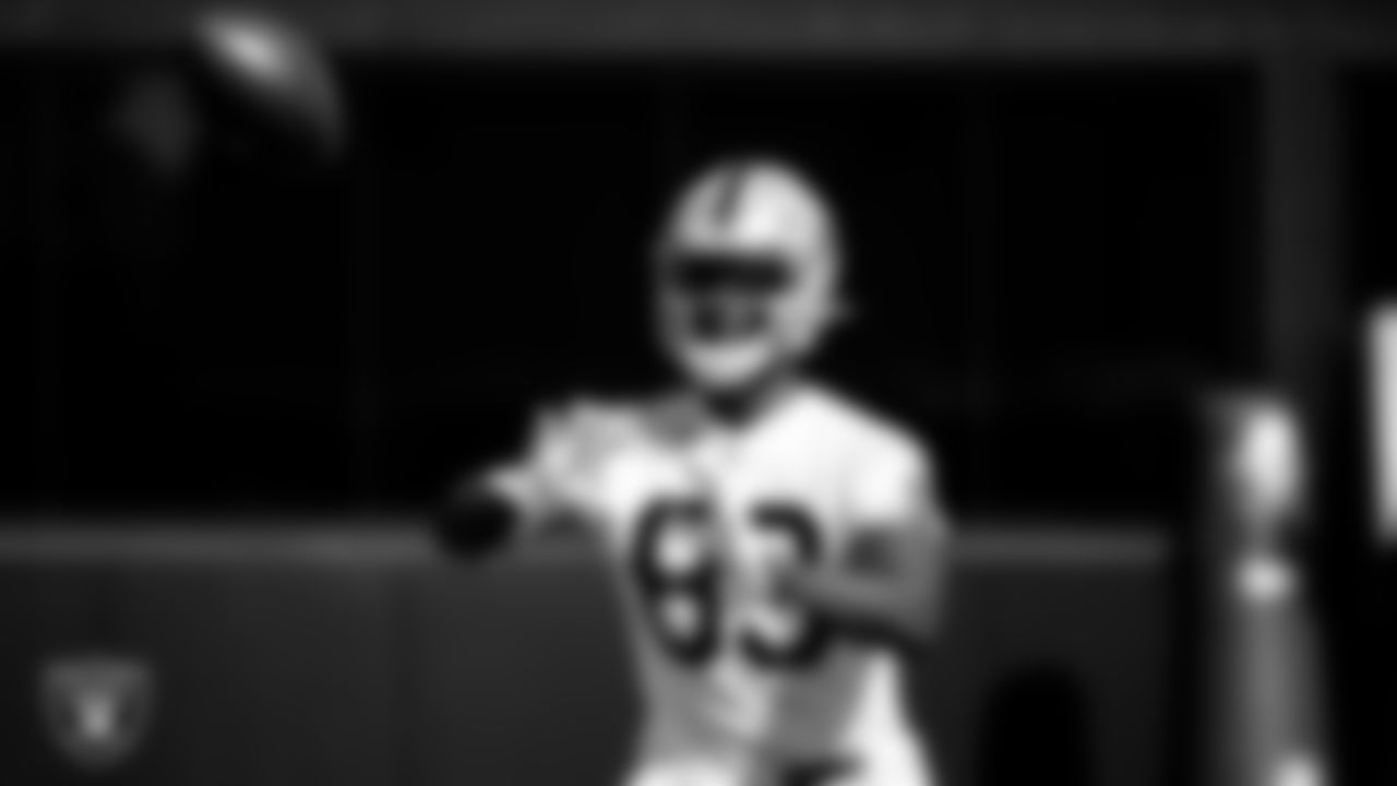 Las Vegas Raiders wide receiver Bryan Edwards (89) during practice.