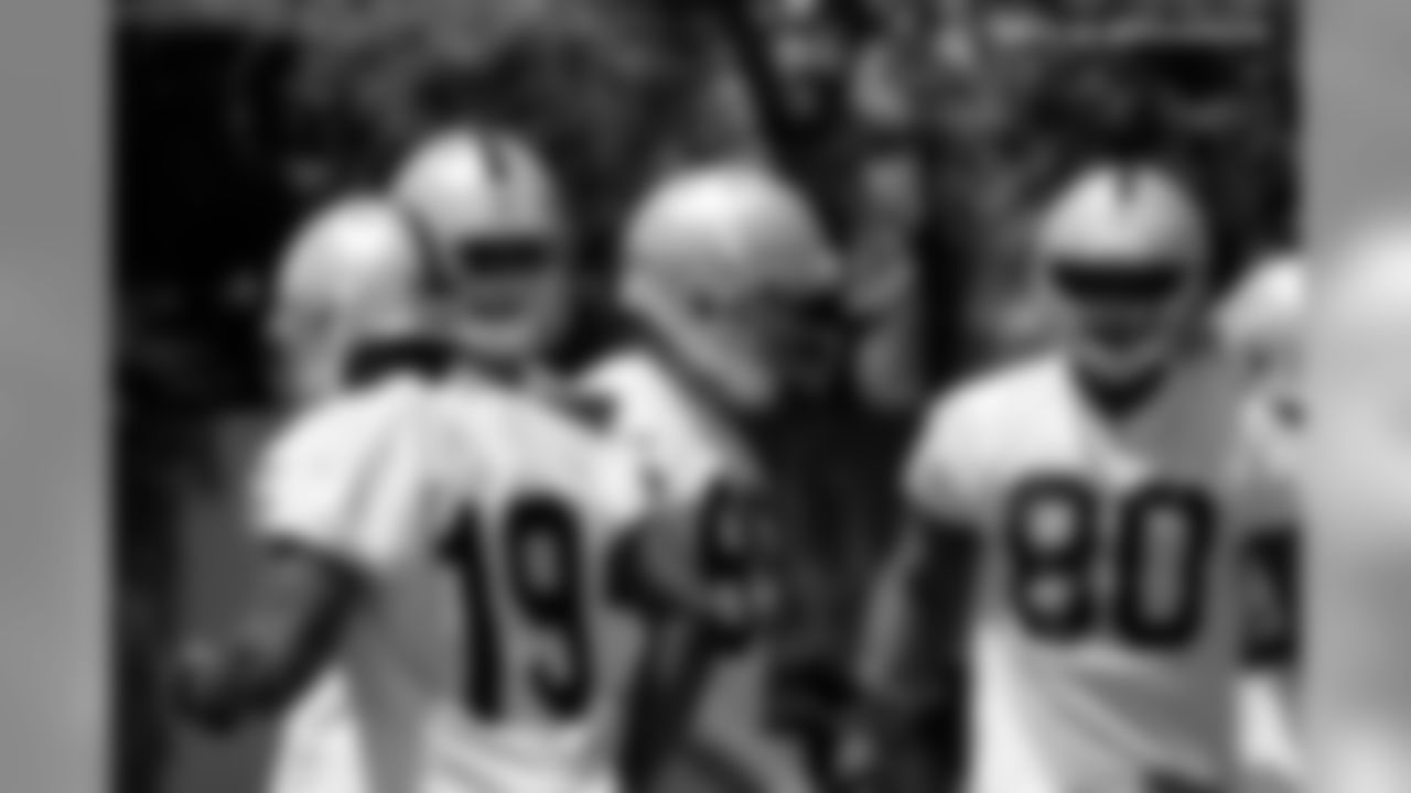 WRs Thomas Mayo, Juron Criner, Derek Carrier and Rod Streater