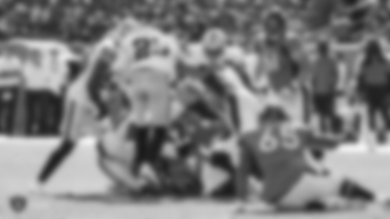 The Oakland Raiders regular season game against the Denver Broncos at Mile High Stadium, Sunday, September 16, 2018, in Denver, Colorado.