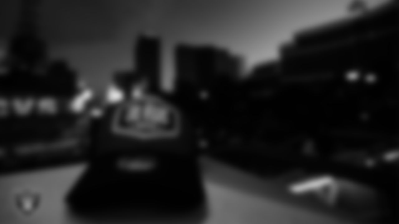 The Las Vegas Raiders 2021 NFL Draft cap.