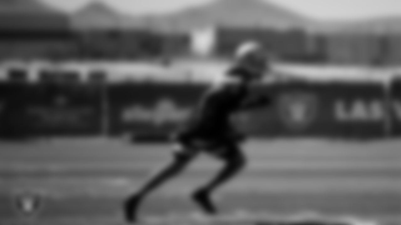 Las Vegas Raiders cornerback Cre'Von LeBlanc (31) during Day Three of 2022 Veteran Minicamp.