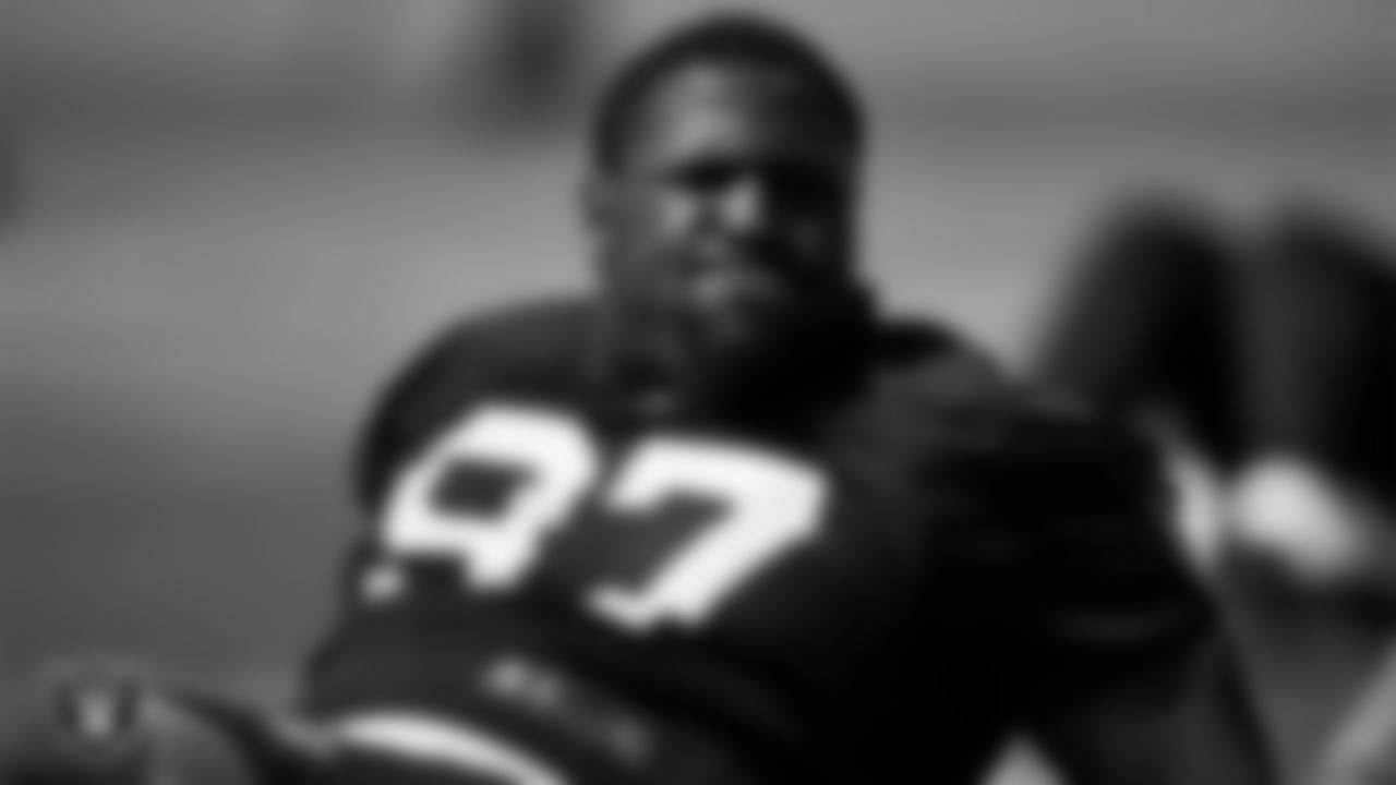 Las Vegas Raiders defensive tackle Andrew Billings (97) during Day One of 2022 Veteran Minicamp.