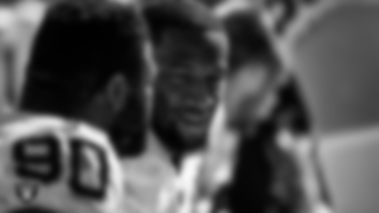 Las Vegas Raiders defensive end Clelin Ferrell (96) during the regular season away game against the Kansas City Chiefs.