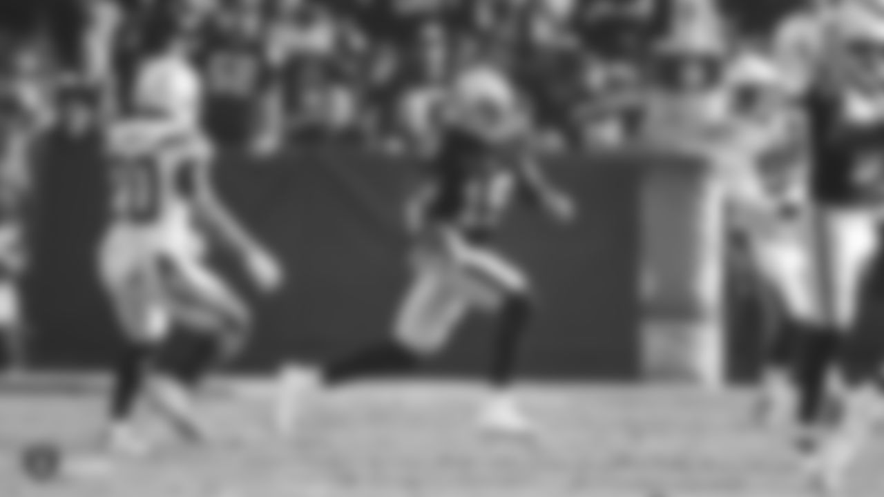 The Oakland Raiders regular season game against the Los Angeles Chargers at Oakland-Alameda County Coliseum, Sunday, November 11, 2018, in Oakland, California.