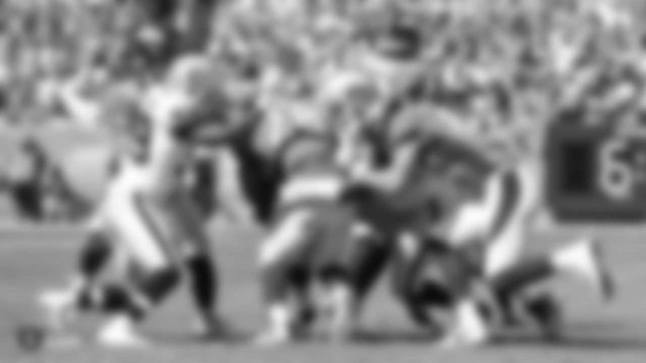 The Oakland Raiders regular season game against the Denver Broncos at Mile High Stadium, Sunday, September 16, 2018, in Denver, Colorado.