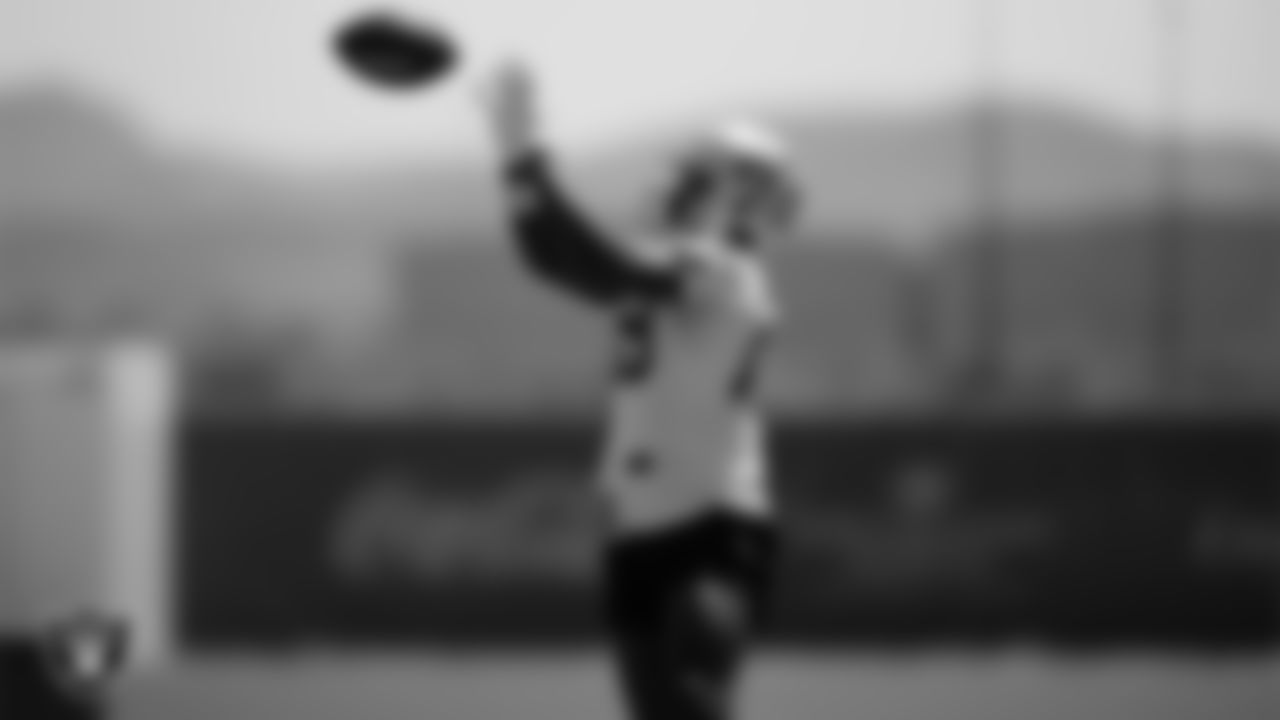 Las Vegas Raiders wide receiver Bryan Edwards (89) at an Organized Team Activity (OTA).
