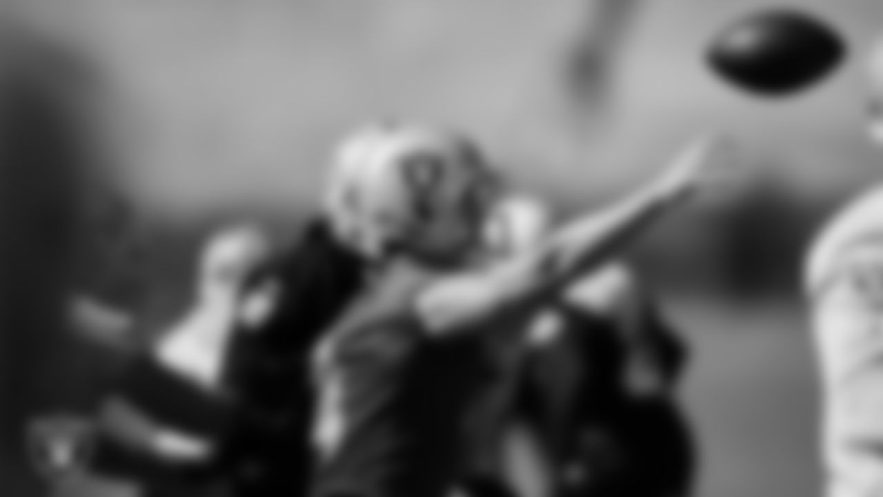 Las Vegas Raiders quarterback Derek Carr (4) during practice at Intermountain Healthcare Performance Center.
