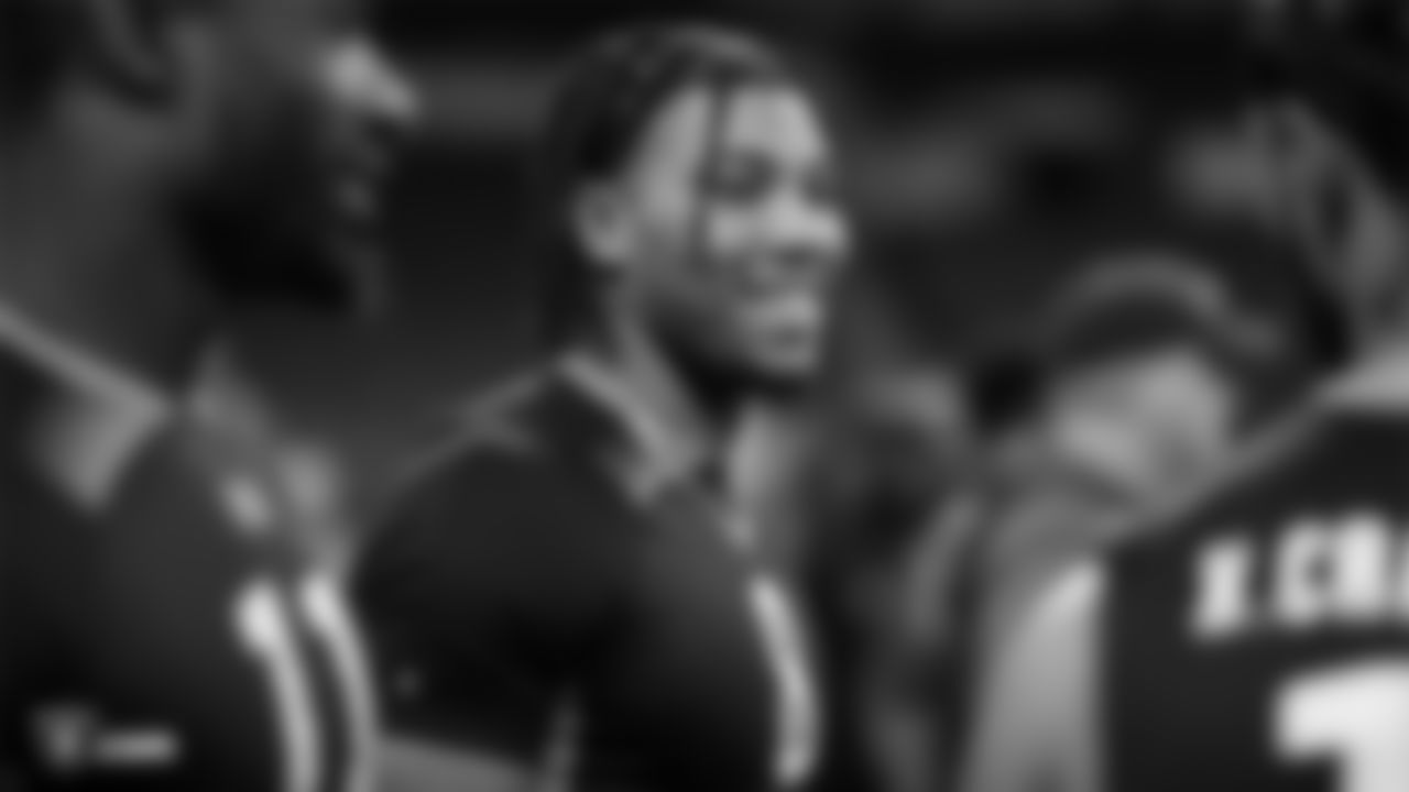 Central Michigan defensive back Sean Bunting during the 2019 NFL Scouting Combine, Monday, March 4, 2019 in Indianapolis, Ind.