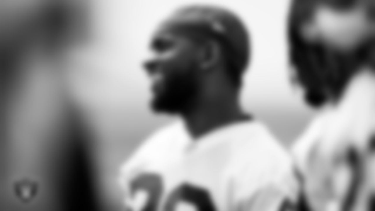 Las Vegas Raiders cornerback Casey Hayward Jr. (29) during practice at Intermountain Healthcare Performance Center.