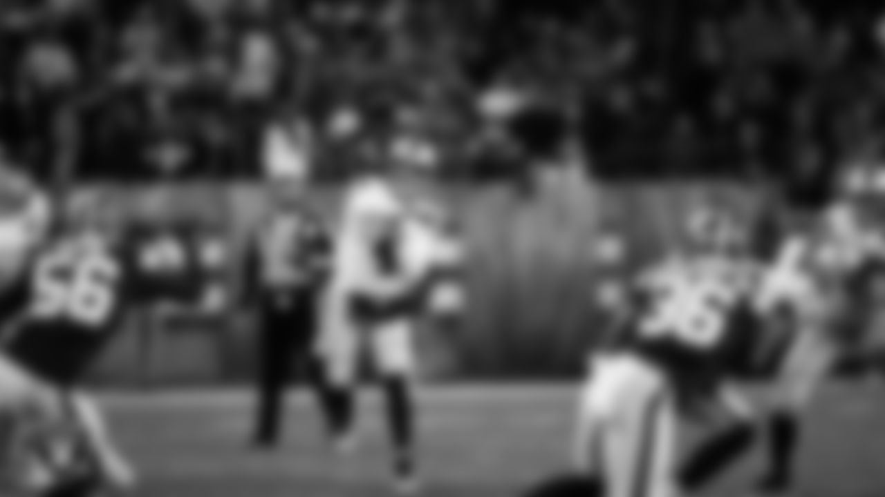 Las Vegas Raiders quarterback Derek Carr (4) passes during the regular season away game against the Cleveland Browns.