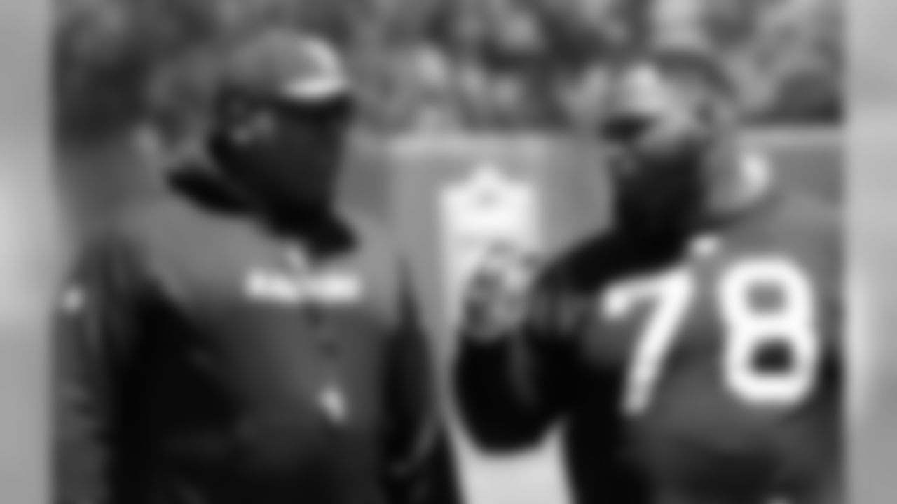 Defensive line coach Jethro Franklin