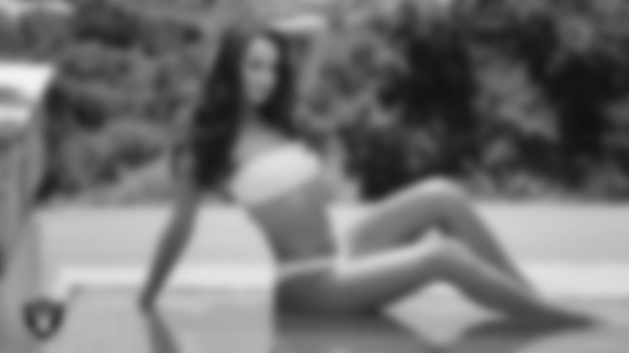Raiderette Maddy during the 2019 Raiderettes Photoshoot.
