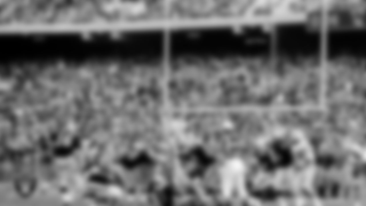 The Raiders during the regular season home game against the San Diego Chargers at Oakland-Alameda County Coliseum, Sunday, November 22, 1970, in Oakland, Calif.