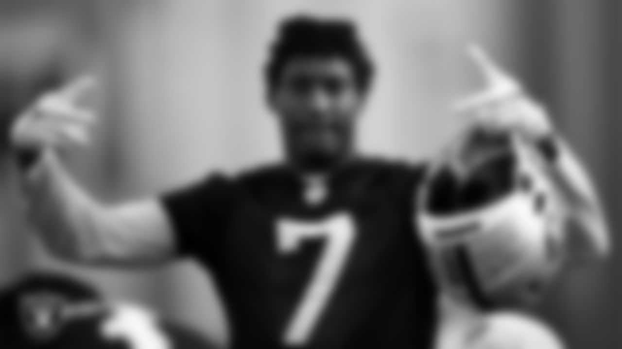 Las Vegas Raiders wide receiver Zay Jones (7) during practice at Intermountain Healthcare Performance Center.