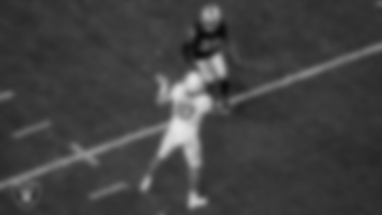 Las Vegas Raiders cornerback Brandon Facyson (35) during the regular season home game against the Los Angeles Chargers.
