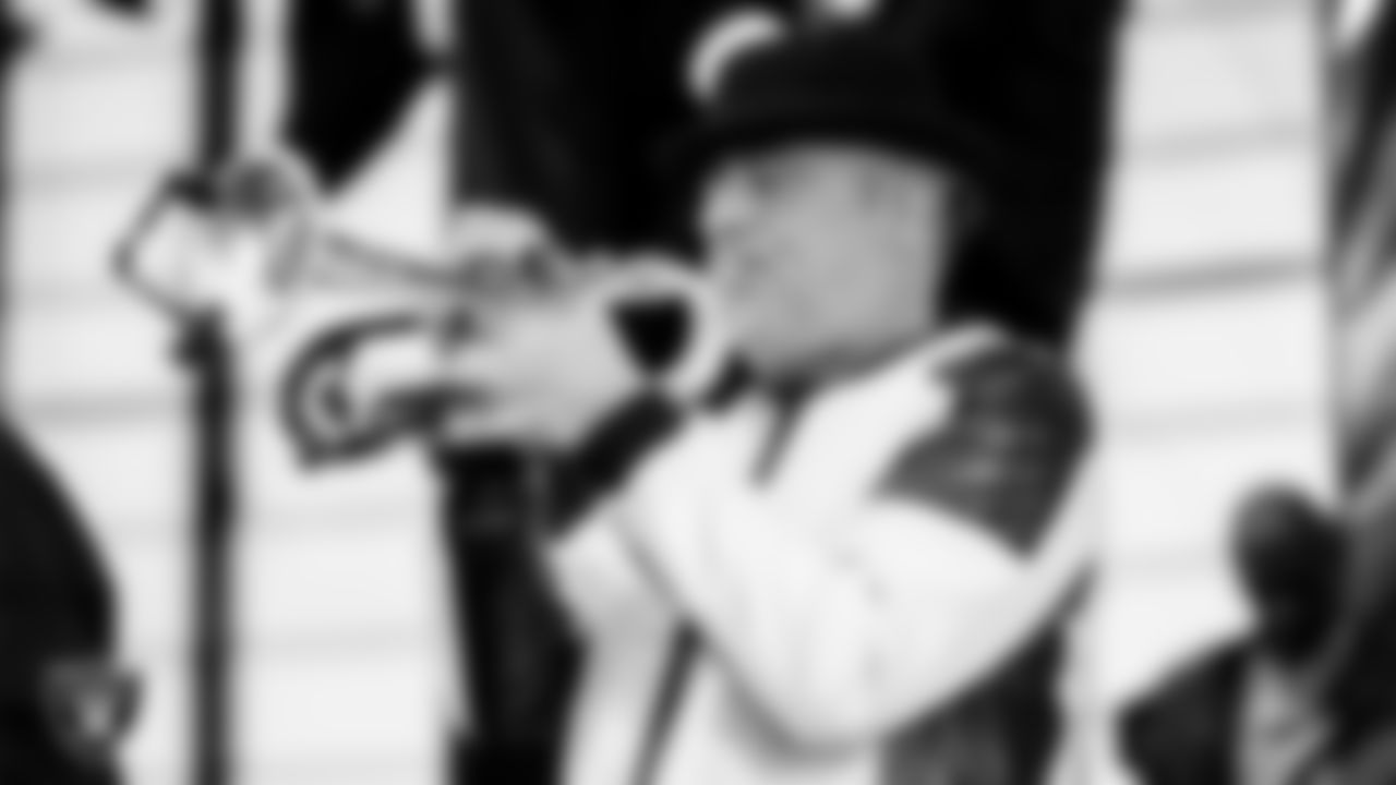 The Raiders House Band performs before the regular season home game against the Houston Texans at Allegiant Stadium.