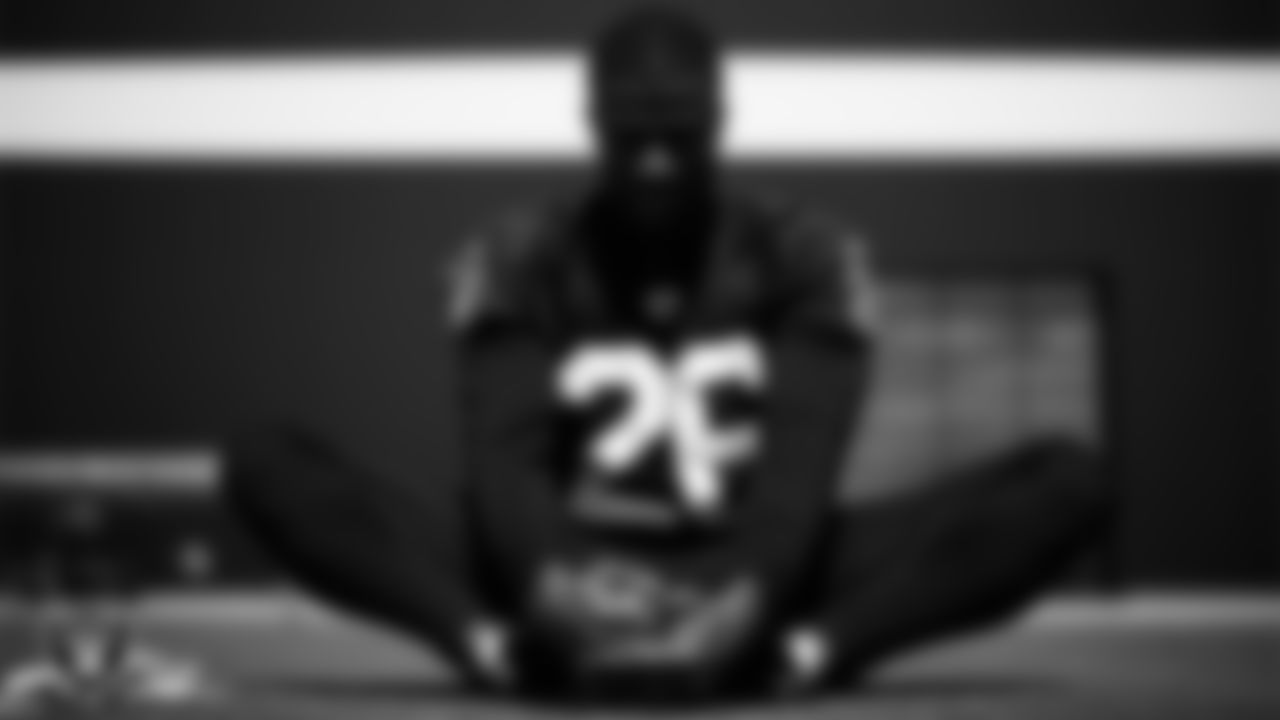 Las Vegas Raiders cornerback Rock Ya-Sin (26) during practice at Intermountain Healthcare Performance Center.