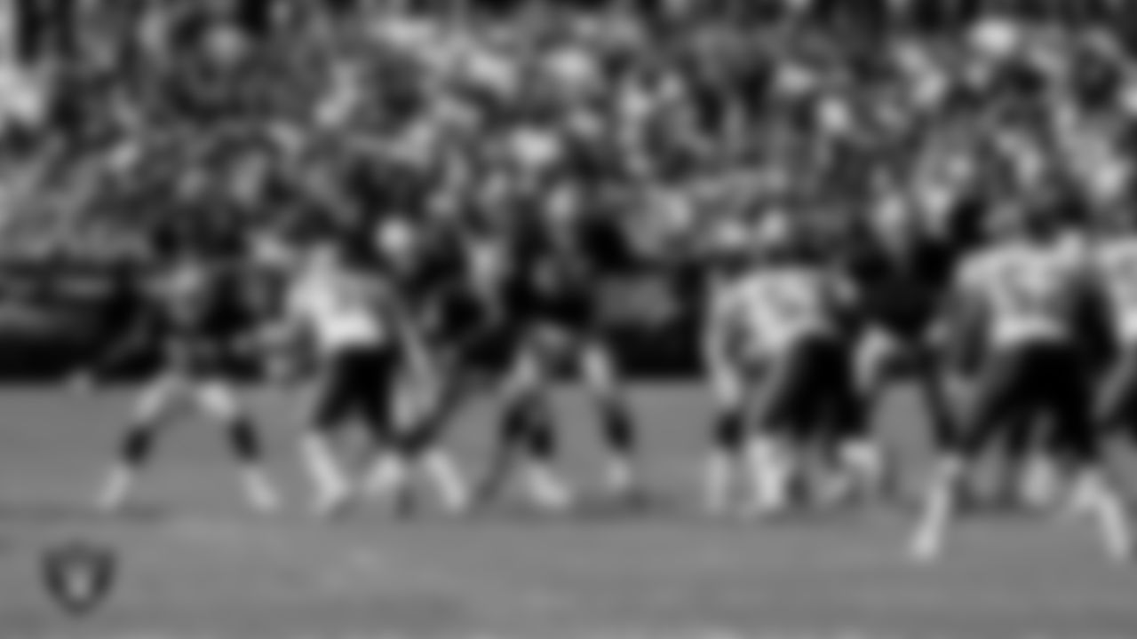 The Raiders during the regular season home game against the San Diego Chargers at Network Associates Coliseum, Coliseum, Sunday, October 11, 1998, in Oakland, Calif.
