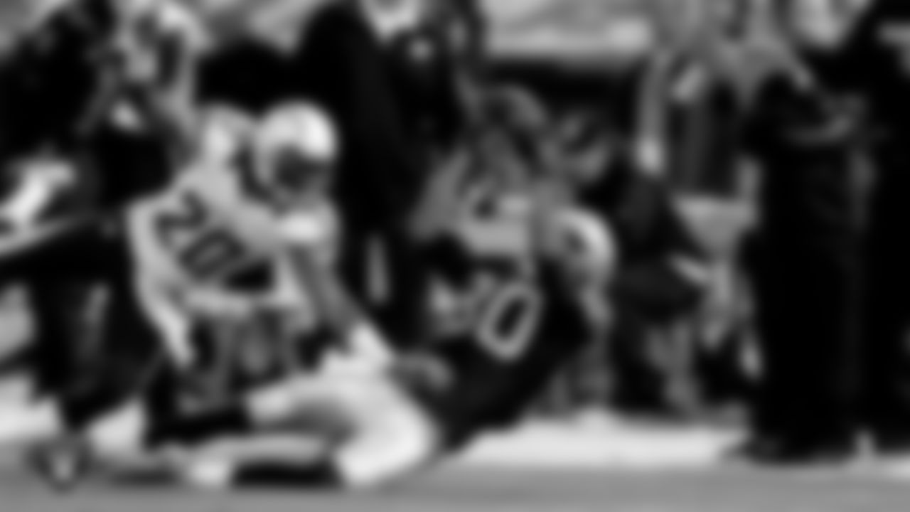 The Raiders during the regular season home game against the San Diego Chargers at O.co Coliseum, Monday, September 10, 2012, in Oakland, Calif.