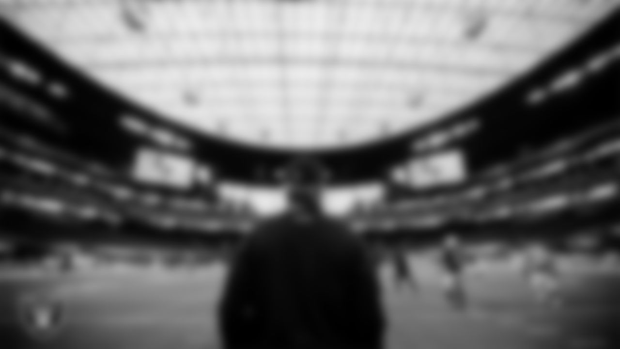 Las Vegas Raiders Head Coach Jon Gruden before the regular season home game against the New Orleans Saints.