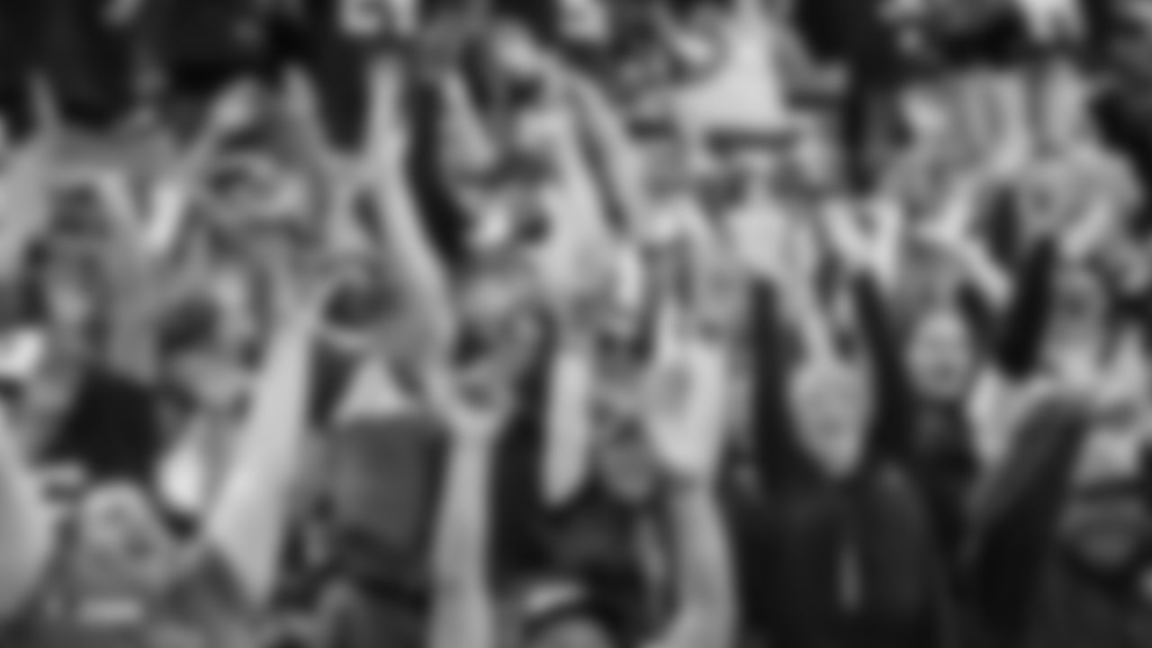 Raiders fans during the Raiders preseason game against the Los Angeles Rams.