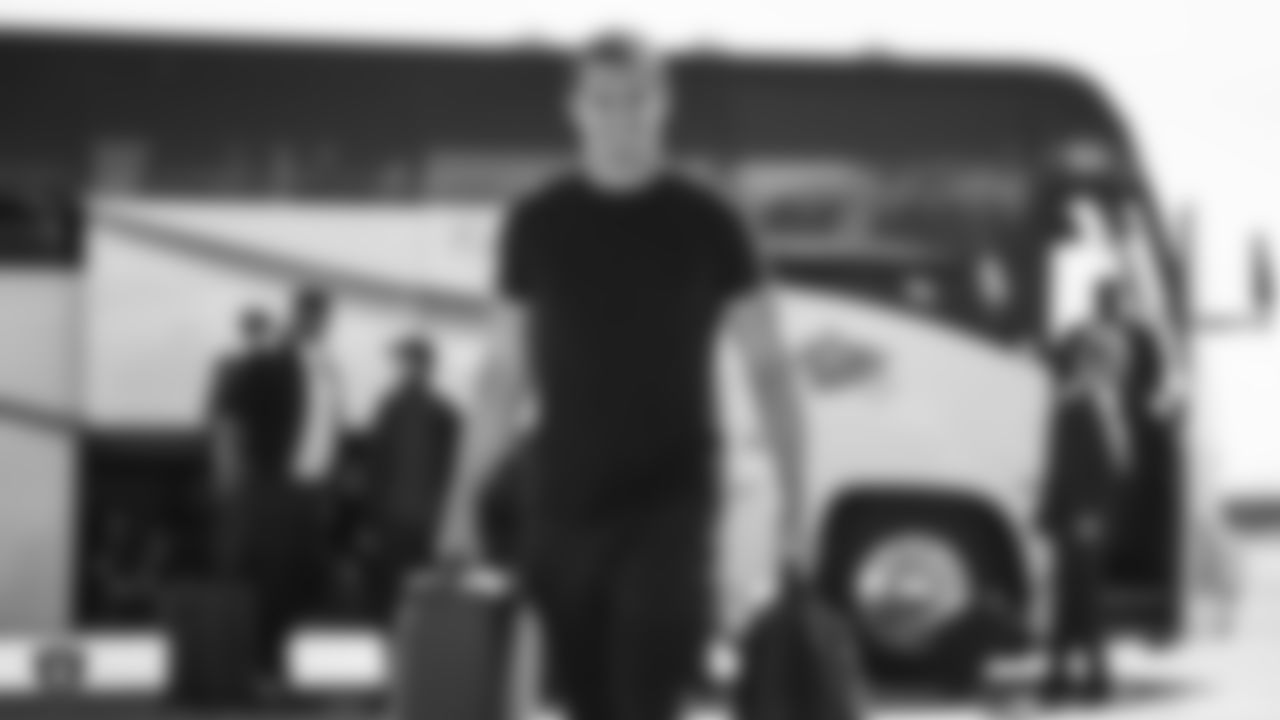 Raiders quarterback Derek Carr (4) departs for the game against the Houston Texans.