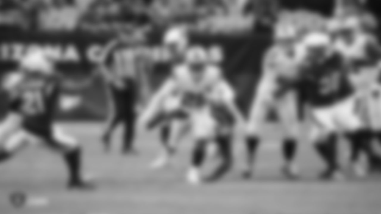 The Raiders preseason game against the Arizona Cardinals at State Farm Stadium.