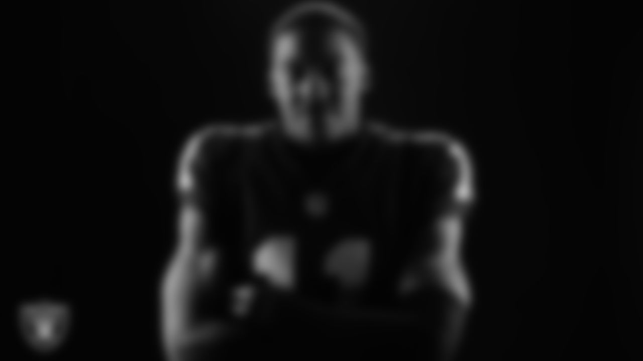 Las Vegas Raiders wide receiver Phillip Dorsett (11) poses for a photo at the 2023 Las Vegas Raiders Content Day.