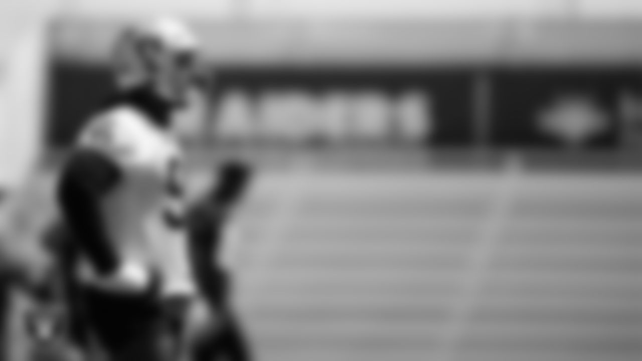 Las Vegas Raiders defensive end Yannick Ngakoue (91) during practice at Intermountain Healthcare Performance Center.