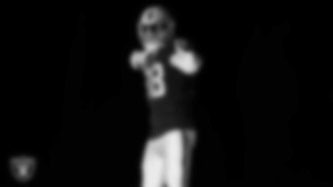 Las Vegas Raiders defensive end Maxx Crosby (98) poses for a photo at the 2023 Las Vegas Raiders Content Day.