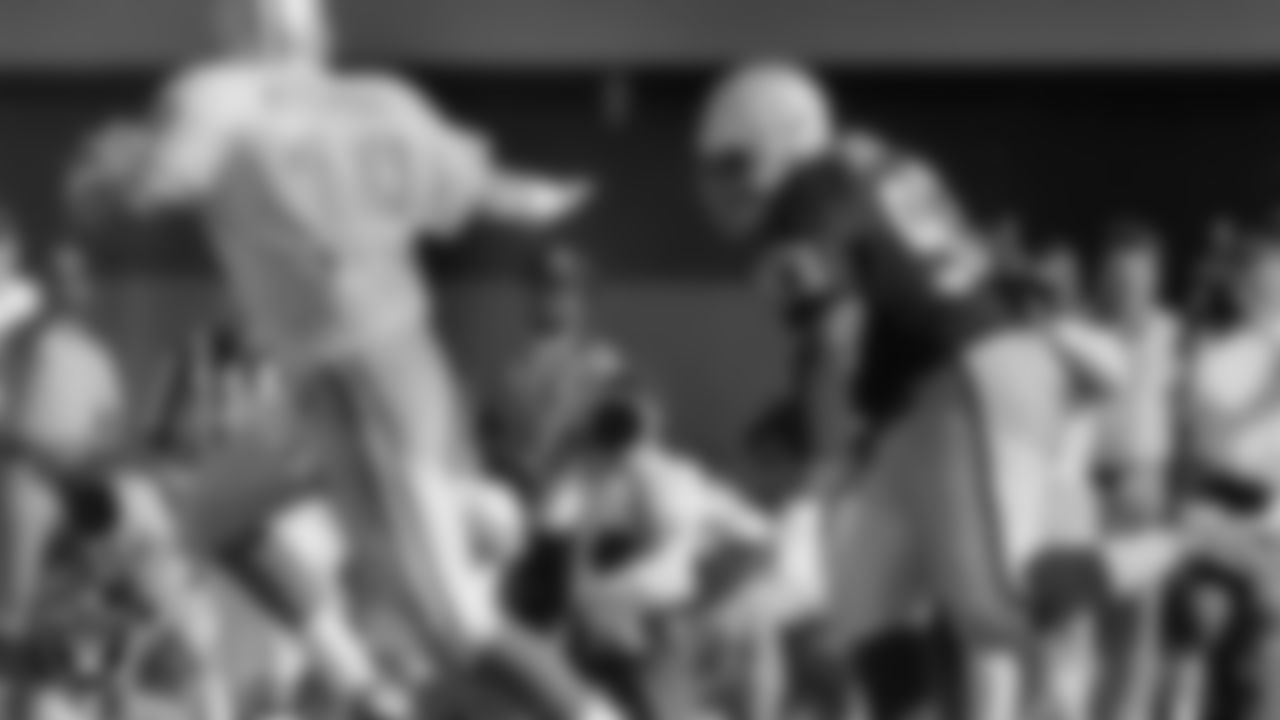 Oakland Raiders defensive tackle Jerry Ball (93) rushes the quarterback during the regular season home game against the Detroit Lions at Oakland-Alameda County Coliseum, Sunday, October 13, 1996, in Oakland, Calif.